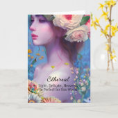 Ethereal Women, Spirit Guide, Angel, Fairy カード (黄色い花)