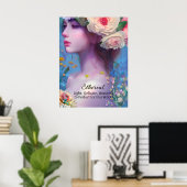 Ethereal Women, Spirit Guide, Angel, Fairy ポスター (ホームオフィス)