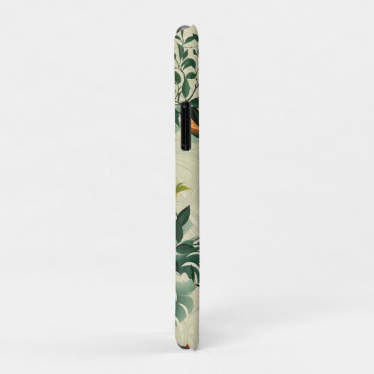 Ethereales Orangenmuster mit Zen-Tempeln Case-Mate iPhoneケース (裏面/右)