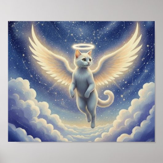 EtherealWhiteCat2 ポスター (正面)