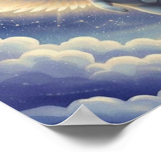 EtherealWhiteCat2 ポスター (角)