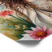 EtherealWildFlowerPortrait ポスター (角)