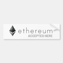 Ethereumが受け付けたウィンドウのステッカーデカール