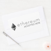 Ethereumが長方形のシールを受け付けた 長方形シール (封筒)