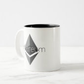 Ethereumのコーヒー・マグ、ビールジョッキ ツートーンマグカップ (正面左)