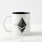 Ethereumのコーヒー・マグ、ビールジョッキ ツートーンマグカップ (左)