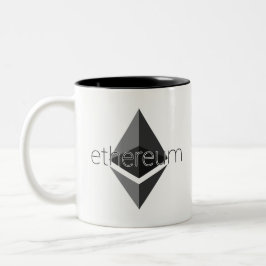 Ethereumのコーヒー・マグ、ビールジョッキ ツートーンマグカップ