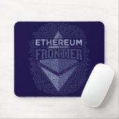 Ethereumのフロンティアのグランジな濃紺のマウスパッド マウスパッド (マウス)