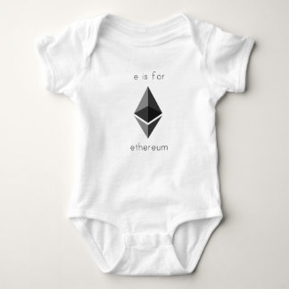 Ethereumのベビーのボディスーツ ベビーボディスーツ