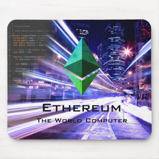 Ethereumのマウスパッド マウスパッド (正面)