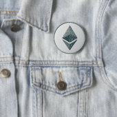 Ethereumのロゴ 缶バッジ (インサイチュ)