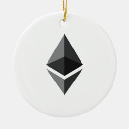 Ethereumの円形のぶら下がったなオーナメント セラミックオーナメント