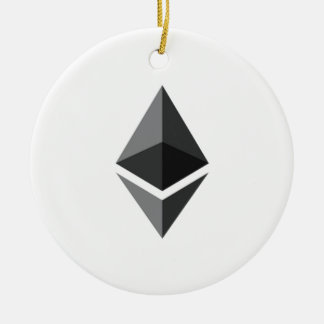 Ethereumの円形のぶら下がったなオーナメント セラミックオーナメント