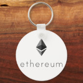 Ethereumキーチェーン(名前) キーホルダー (正面)