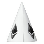 Ethereumグレーアイコンパーティー帽子 パーティーハット (裏面)