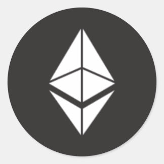 Ethereumコイン丸ステッカー ラウンドシール
