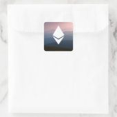 Ethereumスクエアステッカー スクエアシール (バッグ)