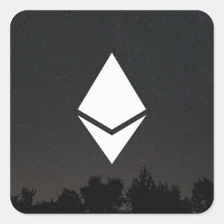 Ethereumスクエアステッカー スクエアシール