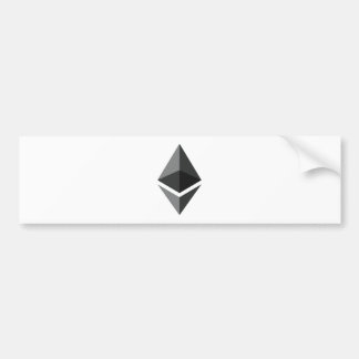 Ethereumロゴのみ バンパーステッカー