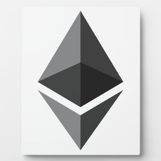 Ethereumロゴのみ フォトプラーク (正面)