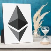 Ethereumロゴのみ フォトプラーク (側面)