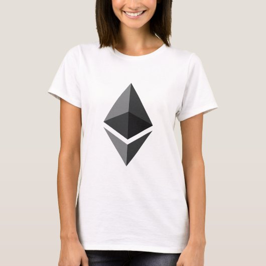 Ethereumロゴのみ Tシャツ (正面)