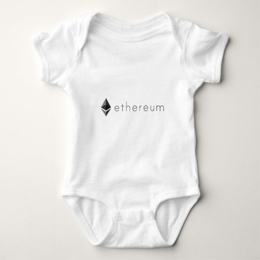 Ethereum風景 ベビーボディスーツ (正面)