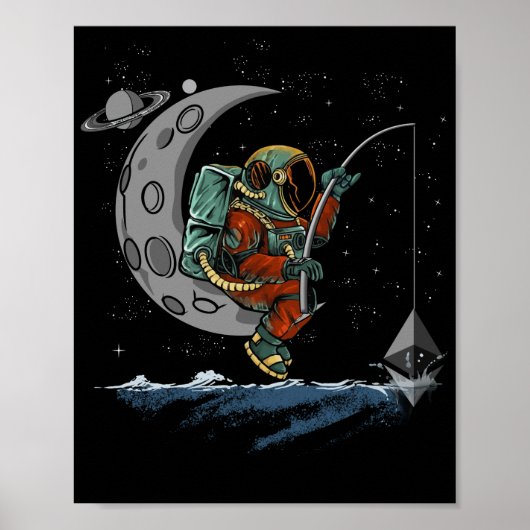 Ethereum魚釣りCrypto Bulrun ETHトークンリッチ ポスター (正面)