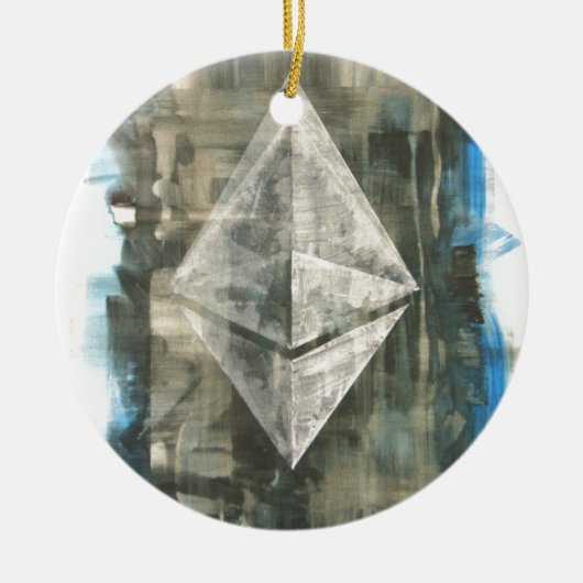 Ethereum セラミックオーナメント (正面)