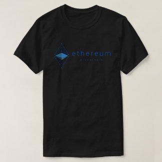 Ethereum Blockchainの青 Tシャツ