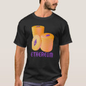 Ethereum Blockchain ETH Cryptocurrency Decentraliz Tシャツ (正面)
