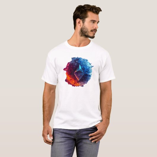 Ethereum Crypto 1 Tシャツ (正面フル)