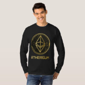 Ethereum Cryptocurrency Crypto Money Blockchain Di Tシャツ (正面フル)