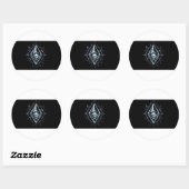 Ethereum Crystal Relic Sticker ラウンドシール (シート)