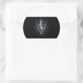Ethereum Crystal Relic Sticker ラウンドシール (バッグ)