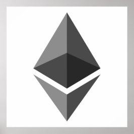 Ethereum ETHロゴ |ポスター ポスター