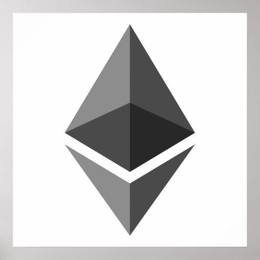 Ethereum ETHロゴ |ポスター ポスター (正面)