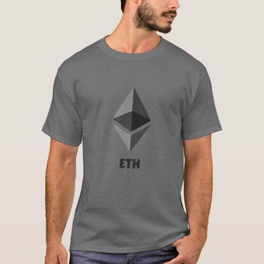 Ethereum ETH暗号通貨 Tシャツ (正面)
