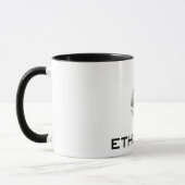 Ethereum ETH 8ビットロゴ | マグカップ (左)