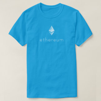 Ethereum (ETH) Blockchainの白のグラフィック Tシャツ