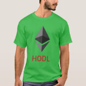 Ethereum HODL Tシャツ (正面)
