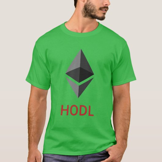 Ethereum HODL Tシャツ (正面)