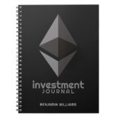 Ethereum Investment Crypto Trackerシードフレーズ ノートブック (正面)