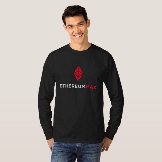 EthereummaxトークンCrypto Ether Tシャツ (正面フル)