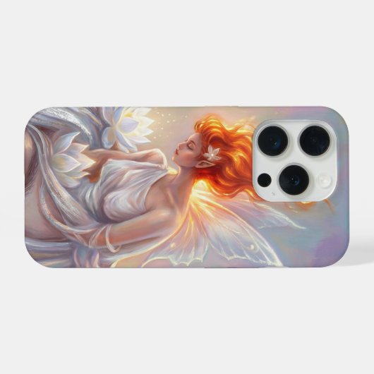 ETHERIA PHONE CASE Mystical Feminine Art with Spir iPhoneケース (裏面横)
