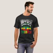Ethiopia Ethiopian Happiest When Im In Ethiopia 1 Tシャツ (正面フル)