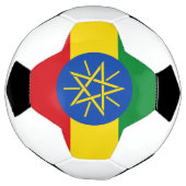 Ethiopia flag Soccer Ball サッカーボール (回転)