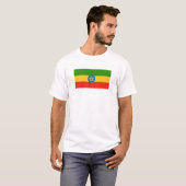 Ethiopia Flag T-Shirt, Patriotic T-Shirts, Tシャツ (正面フル)