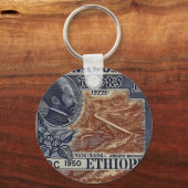 Ethiopia Haile Selassie Rasta Jah Rastafari Roots キーホルダー (裏面)