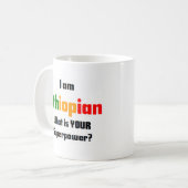 ethiopian コーヒーマグカップ (正面左)